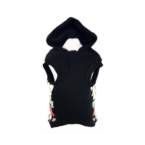 Pet Life ® LED Lighting Patterned Holiday Hooded Dog Costume Sweater w/ Included Batteries