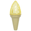 Pet Life ® 'Lick & Gnaw' Ice Cream Cone Freezable and Chewable Tossing Waterproof Floating Pet Dog Toy w/ Insertable Treat pocket