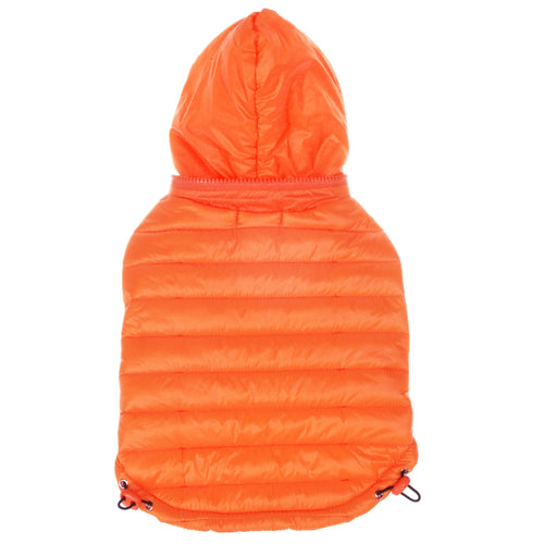 Pet Life ® Lightweight Adjustable and Collapsible 'Sporty Avalanche' Dog Coat w/ Pop-out Zippered Hood