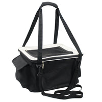 Pet Life ® Lightweight Collapsible Safety Travel Wire Folding Pet Dog Car Seat Carseat Carrier Crate