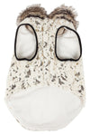 Pet Life ®  Luxe 'Gilded Rawffled' Gold-Plated Designer Fur Dog Coat