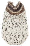Pet Life ®  Luxe 'Gilded Rawffled' Gold-Plated Designer Fur Dog Coat
