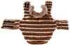 Pet Life ® Luxe 'Tira-Poochoo' Tiramisu Patterned Mink Fur Designer Dog Jacket