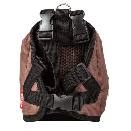 Pet Life ®  'Mooltese' Large-Pocketed Animated Fashion Dog Harness Backpack