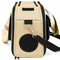 Pet Life ® Mystique Airline Approved Fashion Designer Travel Pet Dog Carrier w/ Pouch