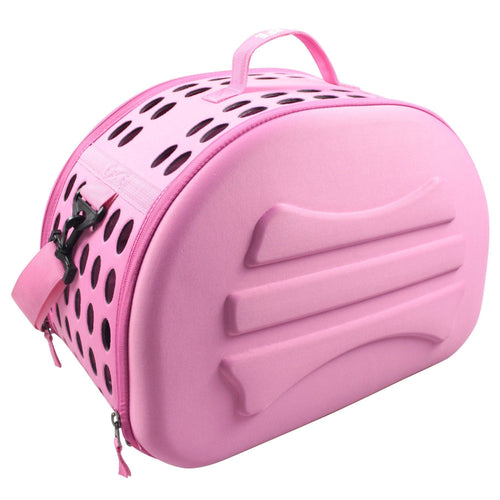 Pet Life ® 'Narrow Shelled' Lightweight Collapsible Military Grade Fashion Designer Travel Pet Dog Carrier Crate