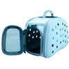 Pet Life ® 'Narrow Shelled' Perforated Lightweight Collapsible Military Grade Fashion Designer Travel Pet Dog Carrier Crate
