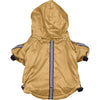 Pet Life ® 'Reflecta-Sport' Multi-Adjustable Reflective Weather-Proof Dog Raincoat w/ Removable Hood