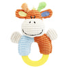 Pet Life ® 'Ring-O-Round' Plush Squeaking and Rubber Teething Newborn Puppy Dog Toy