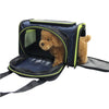 Pet Life ® 'Roomeo' Airline Approved Dual Expandable and Folding Collapsible Fashion Travel Pet Dog Carrier Crate