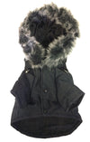 Pet Life ® 'Ruff-Choppered' Denim Fashioned Wool Dog Coat Jacket