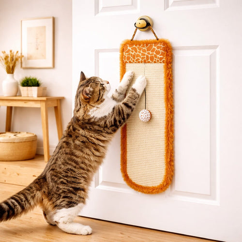Pet Life ® 'Scrape-Away' Sisal and Jute Hanging Carpet Cat Scratcher Toy