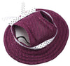 Pet Life ®  'Sea Spot Sun' UV Protectant Adjustable Fashion Mesh Brimmed Dog Hat Cap