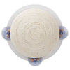 Pet Life ® 'Stick N' Claw' Sisal Rope and Toy Suction Cup Circular Cat Scratcher