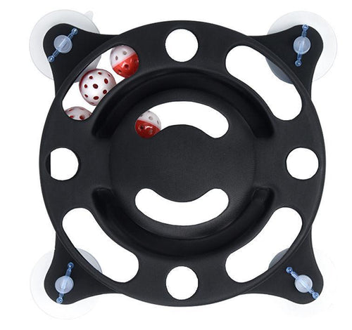 Pet Life ® 'Sticky-Swipe' Interactive Suction Cup Kitty Cat Toy