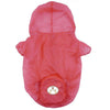 Pet Life ® 'Thunder Paw' Ultimate Waterproof Collapsible Multi-Adjustable Travel Dog Raincoat