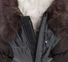 Pet Life ® Track-Collared' Metallic Ultra Fur 3M Insulated Pet Dog Jacket