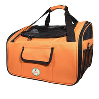 Pet Life ® 'Ultra-Lock' Collapsible Safety Travel Wire Folding Pet Dog Carseat Car Seat Carrier crate