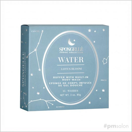 Spongellé Water Lotus Bloom Buffer with Built-In Body Wash 85g