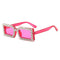 UV400 UV Protection / Rose Pink Box Pink Lens