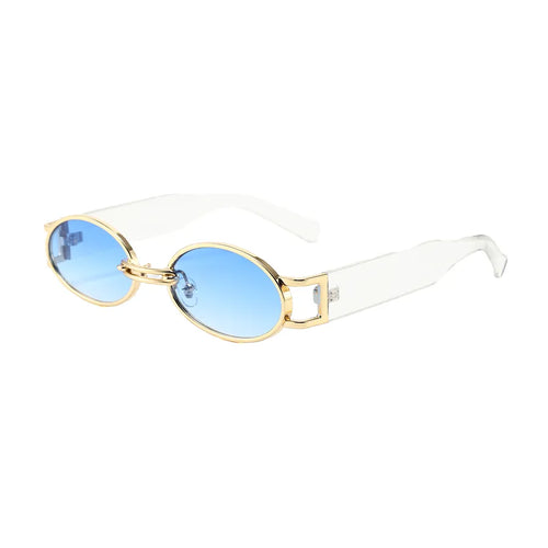 Retro Oval Frame Sunglasses HTO Apparel