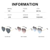 Heart-Shaped Half-Rim Metal Sunglasses HTO Apparel
