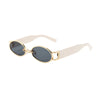 Retro Oval Frame Sunglasses HTO Apparel