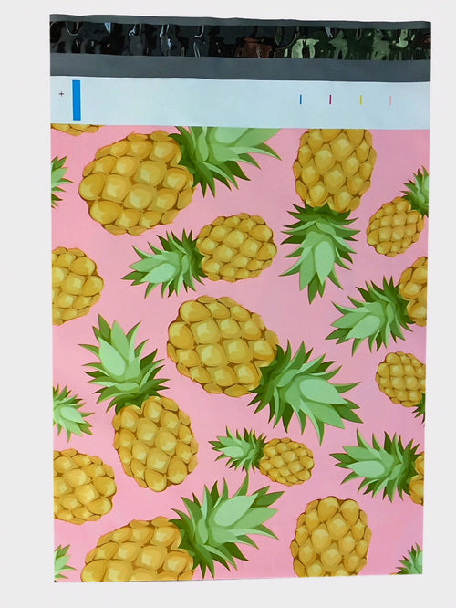 Pineapple Poly Mailers Size 10x13 Colorful Shipping Bags