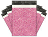 Pink Confetti Glitter Poly Mailers Size 10x13 Shipping Bags