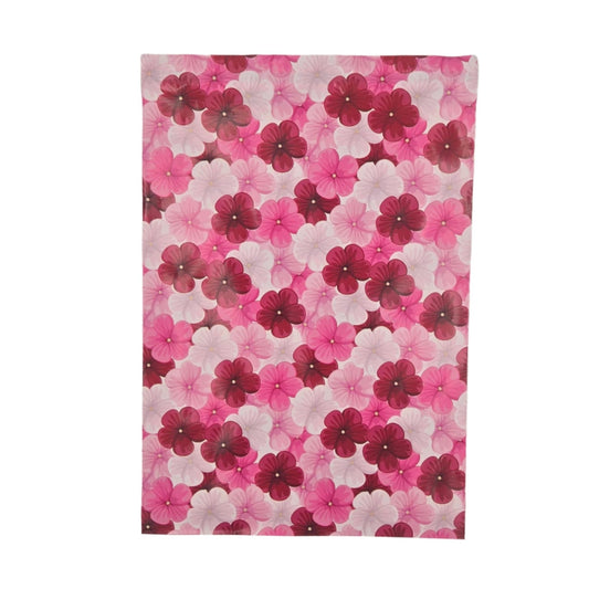 Pink Hibiscus Flower Poly Mailers Size 10x13 Colorful Shipping Bags