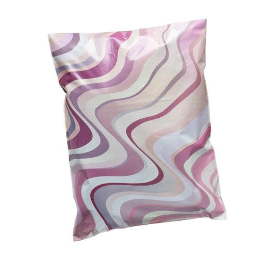 Pink Purple Abstract Poly Mailers Size 10x13 Shipping Bags