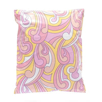 Pink Swirl Poly Mailers Size 10x13 Colorful Shipping Bags