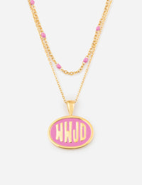Pink WWJD Necklace Set