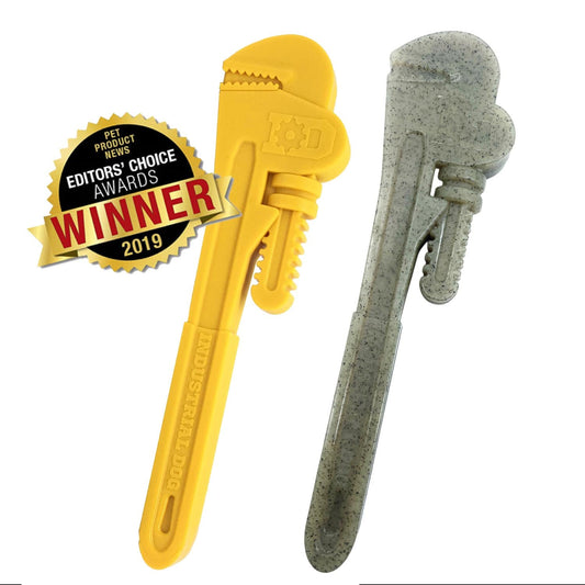 Pipe Wrench Nylon Dog Toy for Aggressive Chewers | USA Made | SodaPup