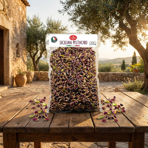 Gusto Etna Certified Sicilian Pistachios from Bronte – Raw, Shelled, Unsalted – 2.2 lb