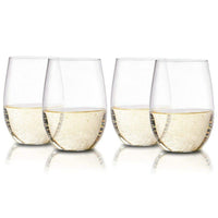 Plastic Stemless Wine Glasses by En Soiree
