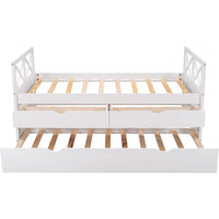 Platform Storage Bed with Trundle