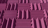 4 Inch Acoustic Foam Wedge Style Panels - 13 Color Options