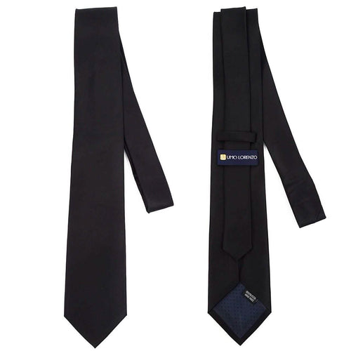 Poly Solid Satin Tie