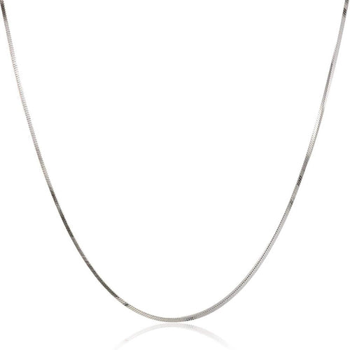Pori Jewelers .925 Sterling Silver .7MM Magic 8 Sided Italian Snake Chain