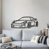 911 GT3 Model 991 Perspective Metal Car Wall Art  - MT0852
