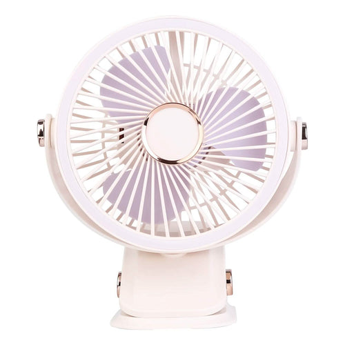Portable Quiet Rechargeable Clip-On Fan
