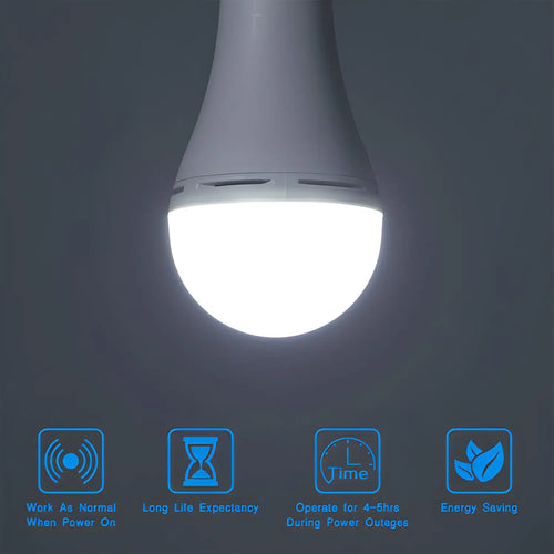 Portable Waterproof Rechargeable LED Light Bulb for Camping & Fishing