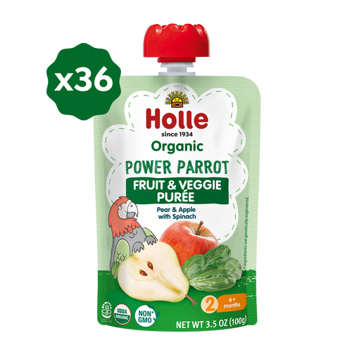 Organic Power Parrot Fruit & Veggie Purée