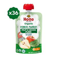 Holle Organic Power Parrot - Fruit & Veggie Purée Pouches