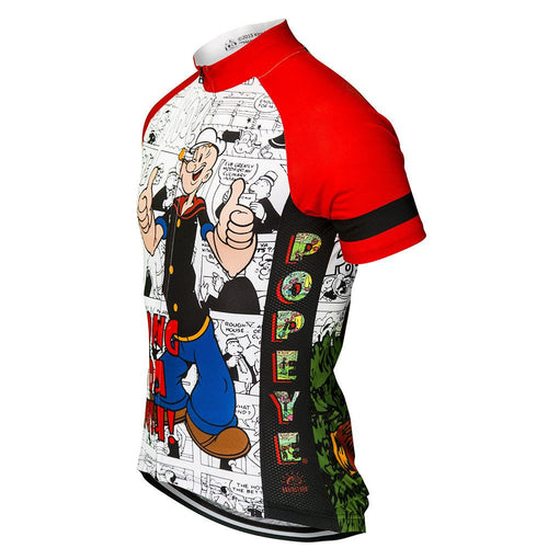 Popeye Strong to da Finish Men's Cycling Jersey (M, L, 2XL)