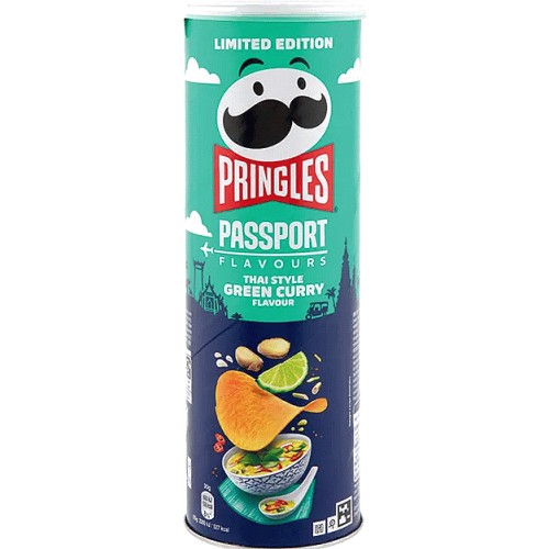 Pringles Passport Thai Style Green Curry (100g) UK (4ct)