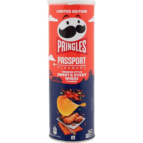 Pringles Passport Chinese Sweet & Sticky Wings (100g) UK (4ct)