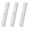 3-Pack 10 Led Motion Sensor Stick On Light Bars