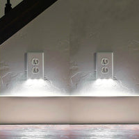 5-Pack Outlet Cover with Built-In LED Night Light - 2 Styles